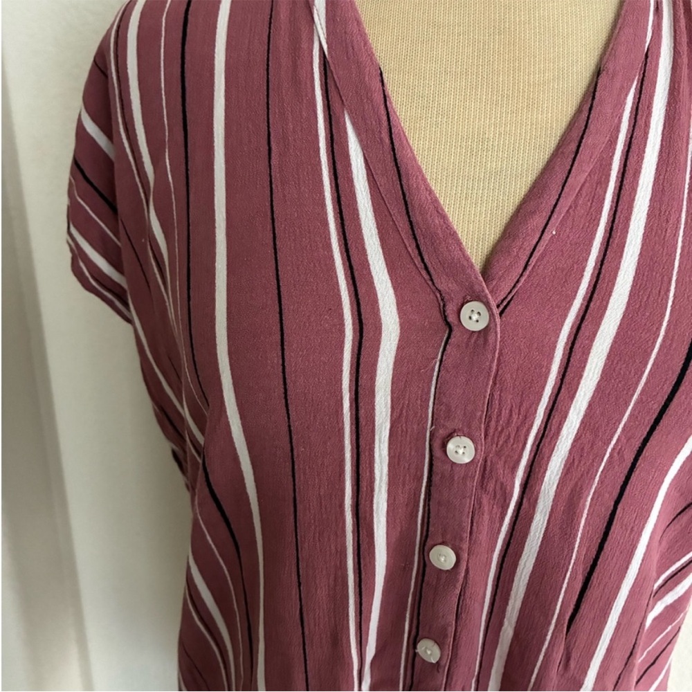 Torrid striped button down - image 2